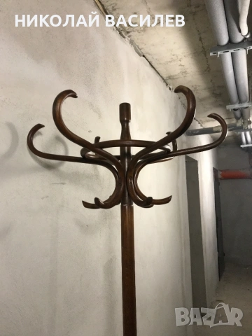 Запазена  закачалка  /  Здрава  дървена  ., снимка 2 - Закачалки - 53591564