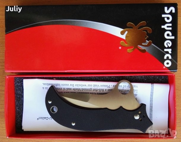 Сгъваем нож Spyderco Jot Singh Khalsa, снимка 8 - Ножове - 36753167