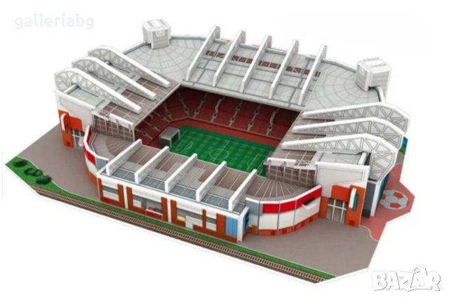 3D пъзел: Old Trafford, Manchester United - Футболен стадион на Манчестър Юнайтед (3Д пъзели), снимка 2 - Игри и пъзели - 43761174