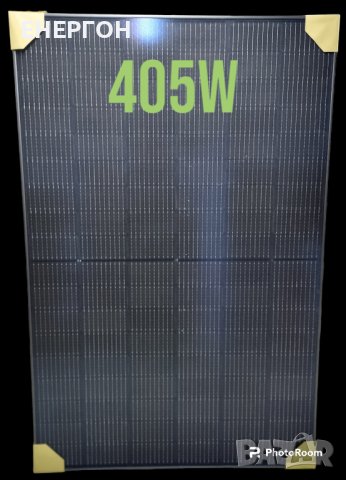405w Високоефективен Фотоволтаичен панел ЧЕРНА РАМКА черна подложка изцяло черен, снимка 6 - Аксесоари и консумативи - 40836307