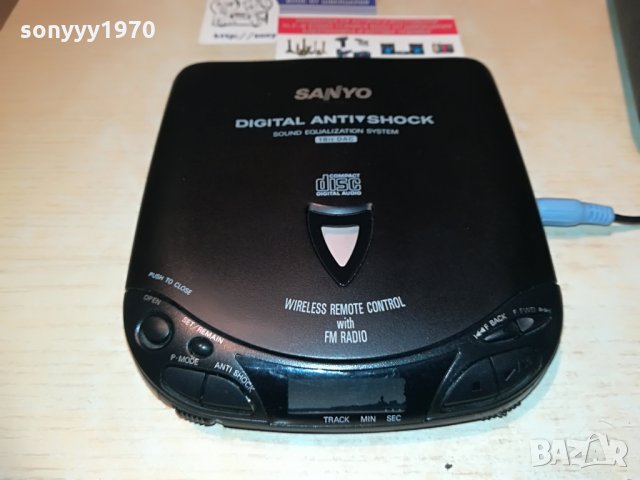 sanyo cdp-385 cd player, снимка 3 - MP3 и MP4 плеъри - 28738785