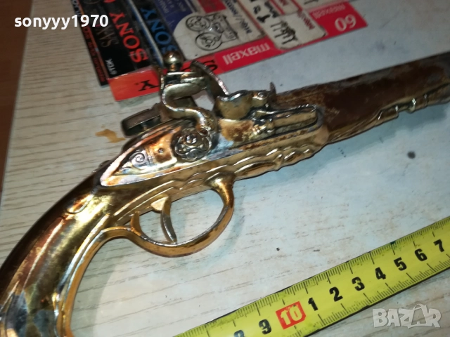 ПИЩОВ ЗАПАЛКА-МАСИВЕН/АНТИКА 2408251150, снимка 7 - Антикварни и старинни предмети - 51471371