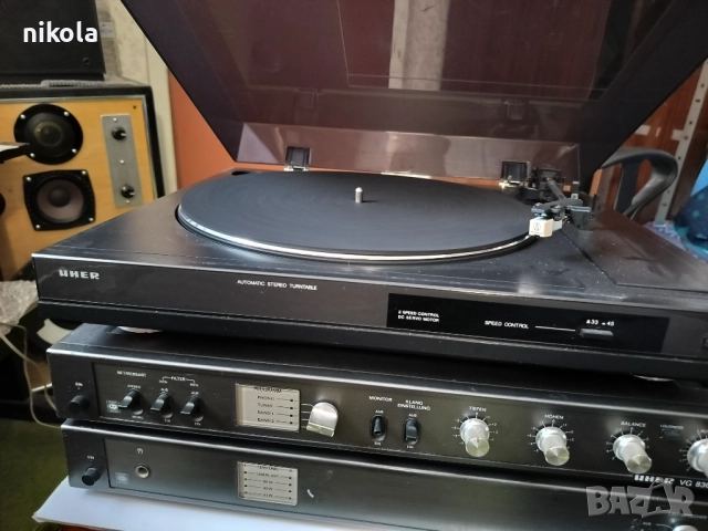 Перфектен сет UHER:Предусилвател стъпало и грамофон-430лв, снимка 16 - Аудиосистеми - 52118049
