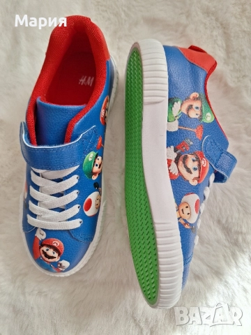 Кецове с принт Super Mario - 28 лв, снимка 7 - Детски гуменки - 52106024