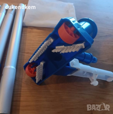 Прахосмукачка за басейн, с четка и 5 подвижни алуминиеви пръта, 180 см, снимка 8 - Басейни и аксесоари - 52233665