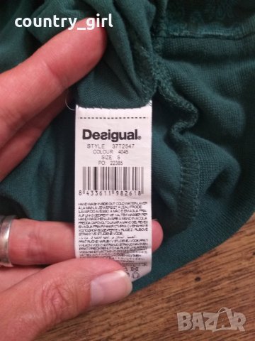 desigual - страхотна дамска тениска КАТО НОВА, снимка 5 - Тениски - 28812356