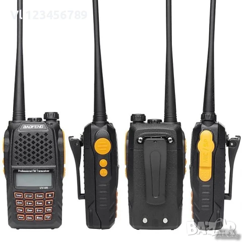 Радиостанция Baofeng 6R 5/8w модел двубандова DTMF, CTCSS, DCS, снимка 5 - Други - 50740530