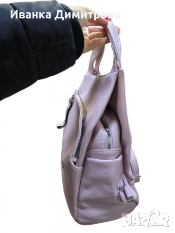 2 в 1 дамска раница и чанта 😍, снимка 2 - Чанти - 52999012