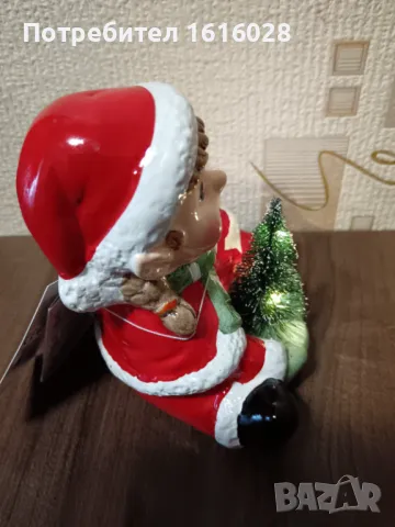 Коледно LED момиченце елфче със светеща елха., снимка 4 - Декорация за дома - 47753495