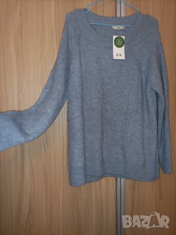 Нов мек пуловер , снимка 2 - Блузи с дълъг ръкав и пуловери - 43792303