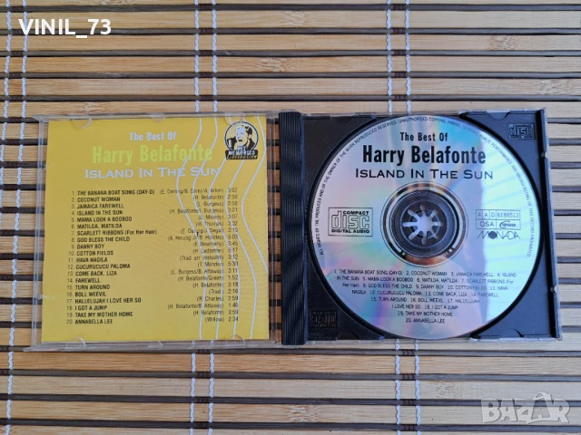 Harry Belafonte – Island In The Sun, снимка 2 - CD дискове - 50878965