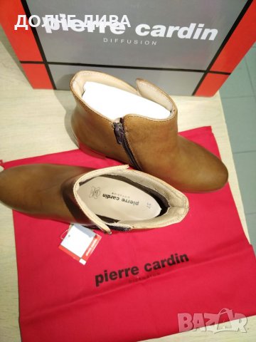  НАМАЛЕНИЕ-Дамски боти,, pierre cardin,, естествена кожа , снимка 9 - Дамски боти - 38161728