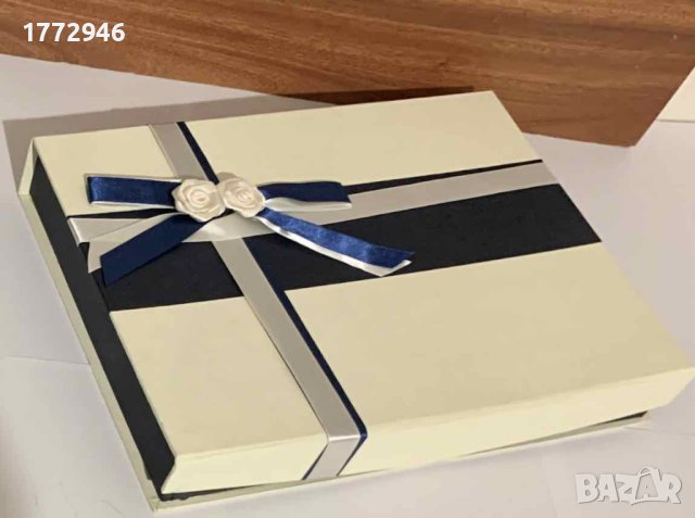 Луксозна подаръчна кутия с магнитно закопчаване, като нови, снимка 7 - Други - 43436518