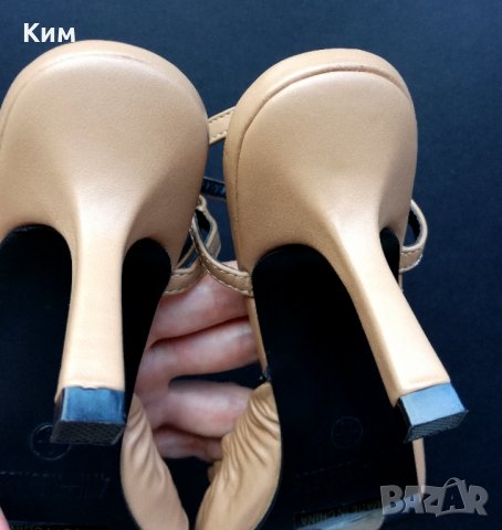 Обувки на ток в телесен цвят 4th & Reckless, снимка 3 - Дамски обувки на ток - 38042736