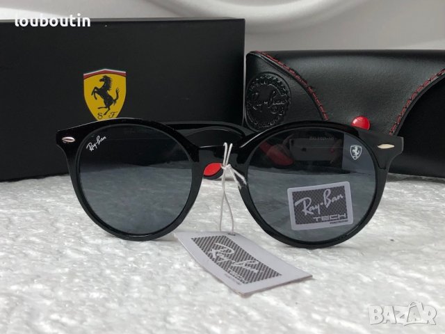 Ray-Ban SCUDERIA FERRARI унисекс слънчеви очила дамски мъжки, снимка 8 - Слънчеви и диоптрични очила - 37088046