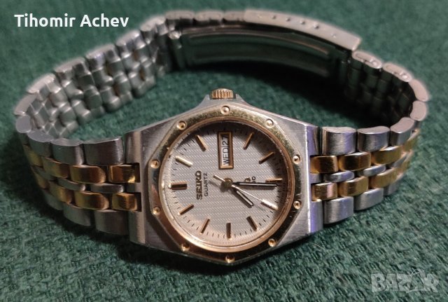 Дамски Сейко ден/дата оригинален, снимка 3 - Дамски - 43563198