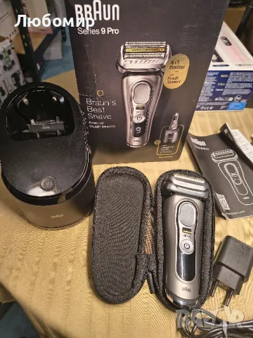 Самобръсначка Braun Series 9 Pro 9465cc Wet&Dry, 40.000 режещи, снимка 3 - Електрически самобръсначки - 49874219