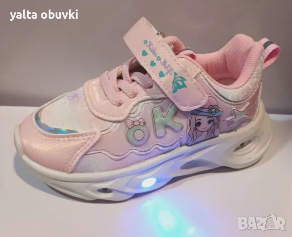 Детски светещи маратонки ОК, снимка 1