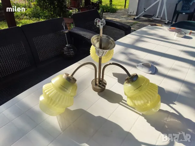 ретро полюлей, снимка 2 - Лампи за таван - 50150787