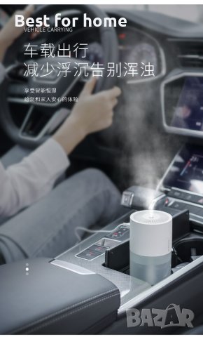 USB Mini Do овлажнител, за кола,за дома и офиса, преносим, седемцветно, снимка 2 - Друга електроника - 43069671