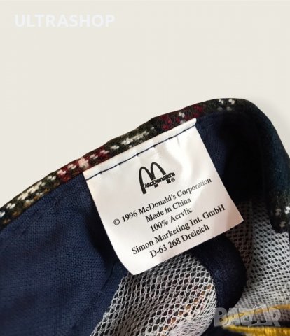 RONALD MCDONALD Vintage 1996 snapback cap, снимка 5 - Шапки - 34915832