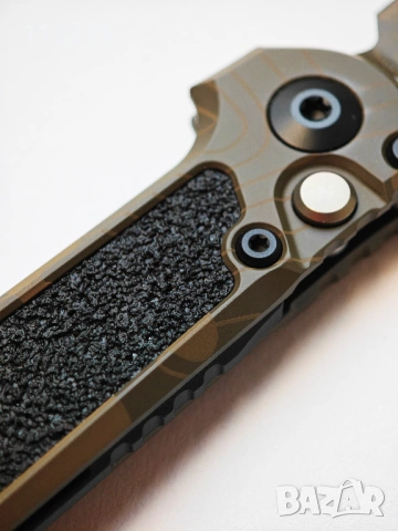 Microtech LUDT Gen III T/E Signature Automatic Knife Badlands Camo Aluminum M390MK by Tony Marfione., снимка 6 - Ножове - 53562493