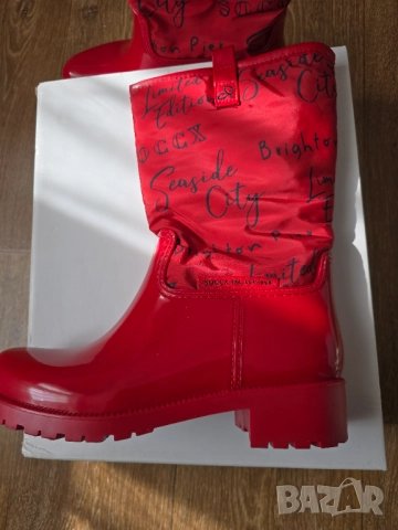 Дамски ботуши Soccx гумени, снимка 3 - Дамски ботуши - 52050465