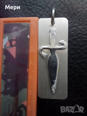 Сребърна висулка,5 см.,9,4 грама, снимка 2 - Колиета, медальони, синджири - 36907138