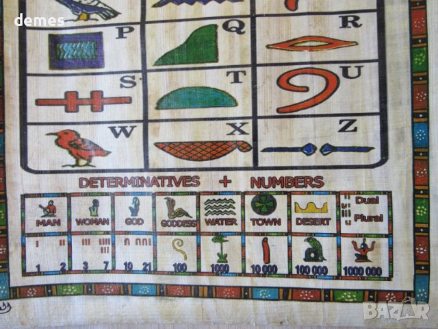 Египетски папирус, серия-2, снимка 4 - Картини - 51184165