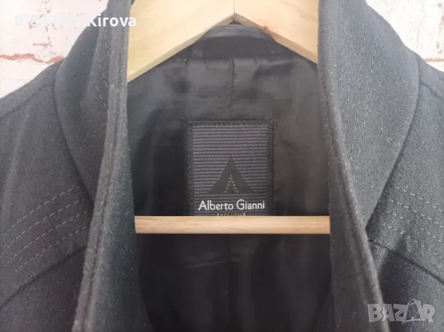 Дизайнерско палто Alberto Gianni (със забележка), снимка 4 - Палта - 47731596