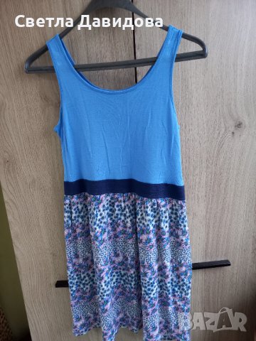 Лятна рокля с висока талия 