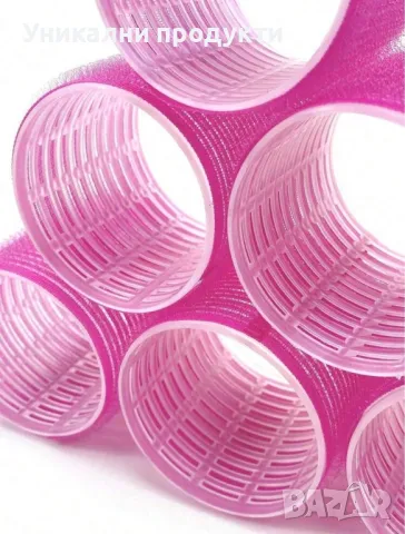 Ролки и щипки за коса, снимка 2 - Аксесоари за коса - 48012522