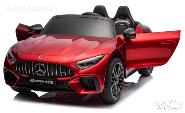 Акумулаторен джип Mercedes SL63 4X4 24V ,MP4 плейър, с меки гуми, снимка 2 - Детски велосипеди, триколки и коли - 43675125