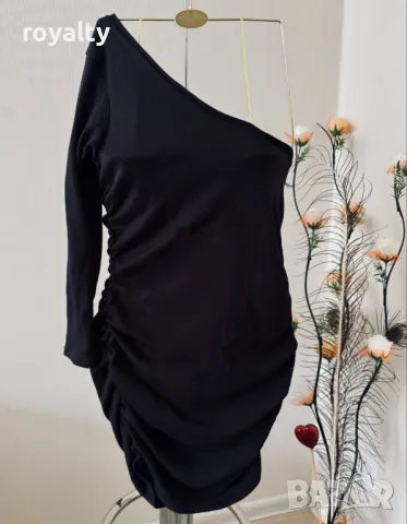 Дамска рокля с ръкав и набор, снимка 3 - Рокли - 49150404