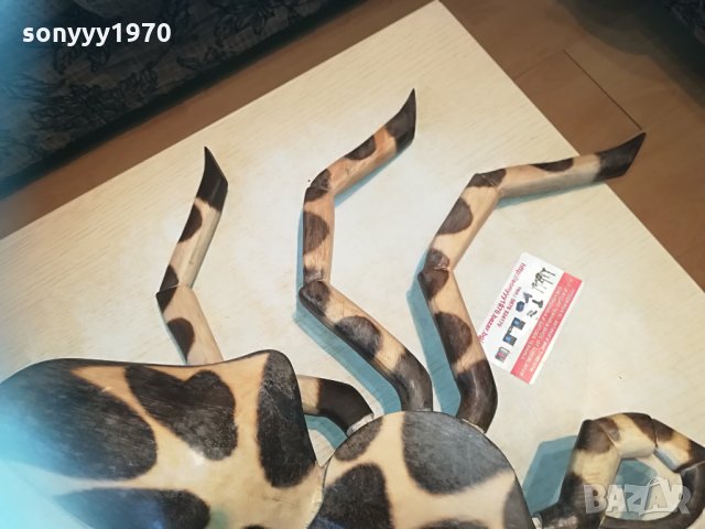 дървен паяк/рак/звяр с 6 крака 70см 1304211207, снимка 8 - Антикварни и старинни предмети - 32529522