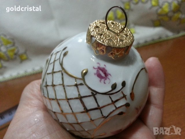 Порцеланова топка за елха , снимка 3 - Антикварни и старинни предмети - 43689522