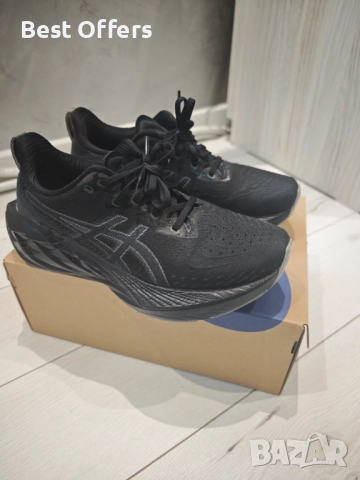 ASICS Novablast 4 – маратонки, 41.5 номер, черни, отлично състояние