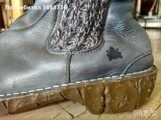 Боти / ботуши НатураЛиста,ест.кожа, снимка 3 - Дамски боти - 52547289