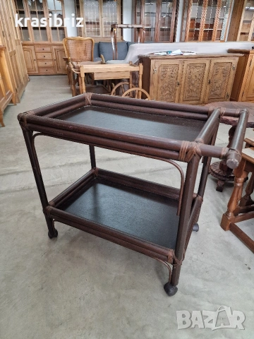 Ратанова Количка за Сервиране-внос от ГЕРМАНИЯ!