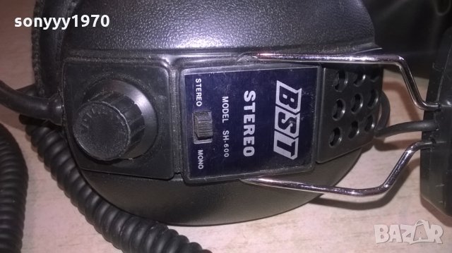 bst model sh-600 stereo headphones-внос франция, снимка 6 - Слушалки и портативни колонки - 27495756