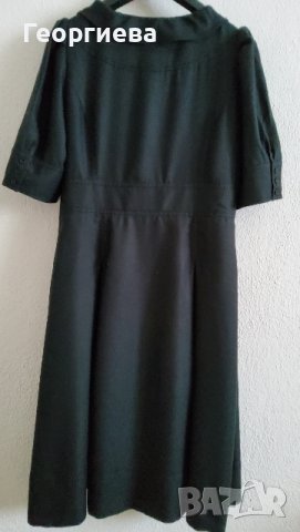 Черна рокля от популярна българска модна къща, снимка 5 - Рокли - 37801680