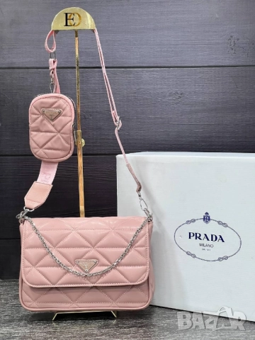 чанти НОВ МОДЕЛ PRADA🔥 : ➡️23см. Размери: ⬆️18 см. , снимка 8 - Чанти - 51459247