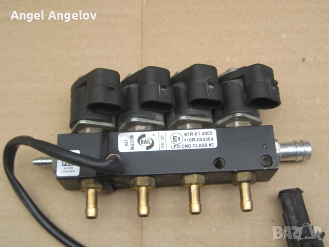 Инжекторна рейка  IG1 Rail Black body 4 цил. за газов инжекцион  67R-01 4303, 110R-004304, снимка 3 - Части - 50570588