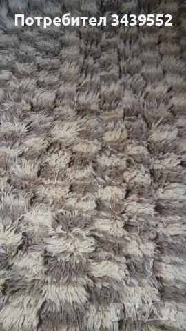 Китеник естествена вълна с дълъг косъм, снимка 3 - Покривки за легло - 49557422
