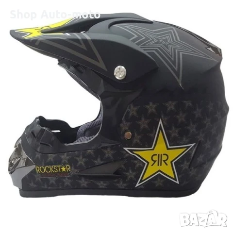 Каска за мотор Automat, Кросова, 0222, S и M размер, Черен, снимка 6 - Аксесоари и консумативи - 50577594