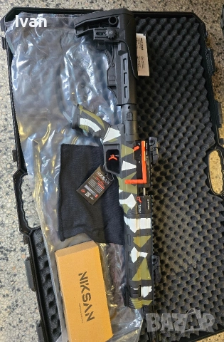 PCP NIKSAN TACTO 5.5 въздушна пушка, снимка 5 - Въздушно оръжие - 53203178