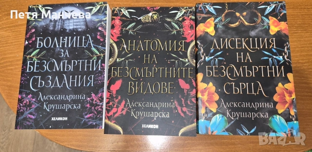 Всички книги на Александрина Крушарска. Нови цени - 45 ЕВРО. Качени и в други групи.