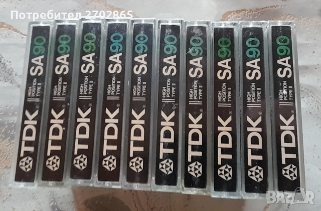 Аудио касети TDK SA  90 мин.-  Хром, снимка 4 - Аудио касети - 52536788