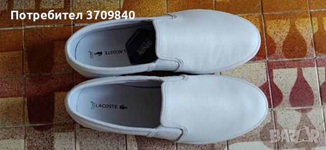 Lacoste Gazon white leather, снимка 2 - Дамски ежедневни обувки - 40437671