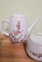 Сервиз "Китка" - 6 чашки за кафе/чай, захарница, кана и каничка за мляко , снимка 4